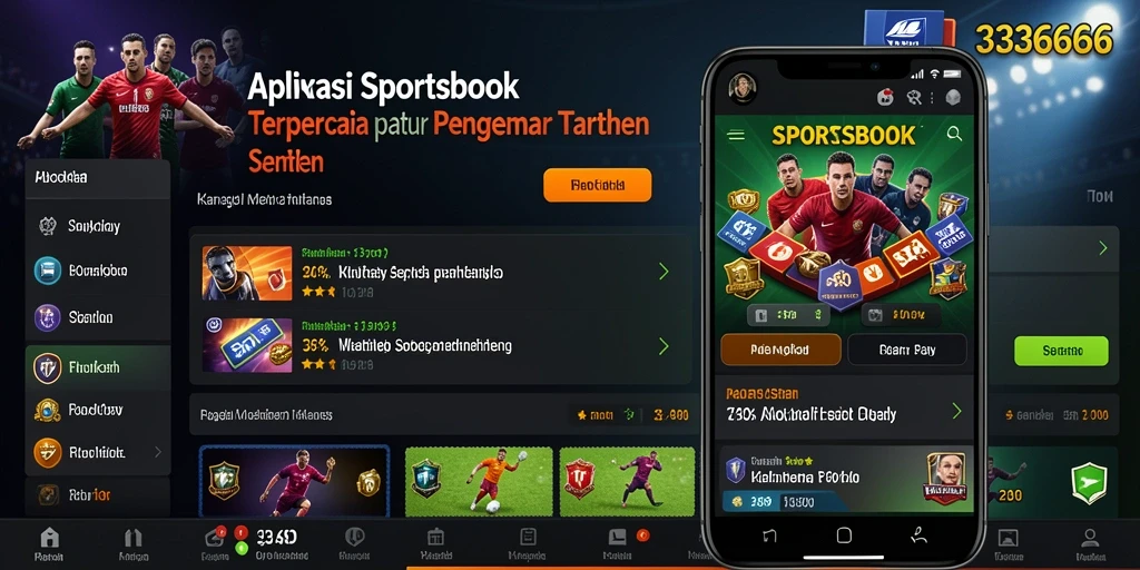 Screenshot utama dari gameplay taruhan di aplikasi 333666.