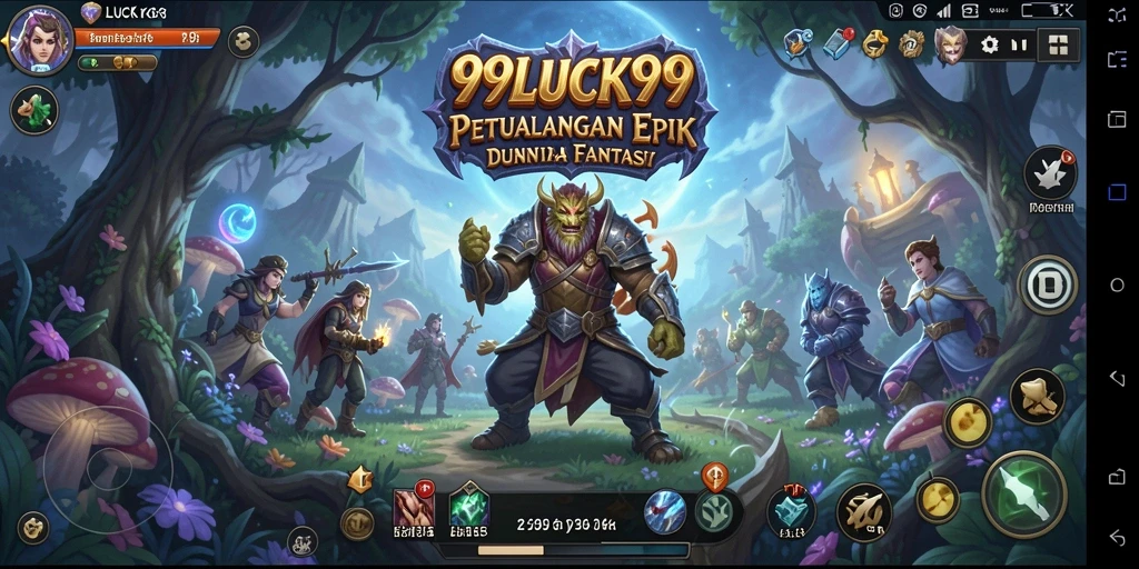 Screenshot gameplay 99LUCK99 menunjukkan aksi pertarungan yang menegangkan.