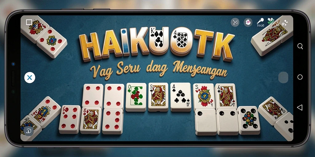 Tampilan gameplay HAIKUOTK yang menarik dan interaktif dalam permainan domino.