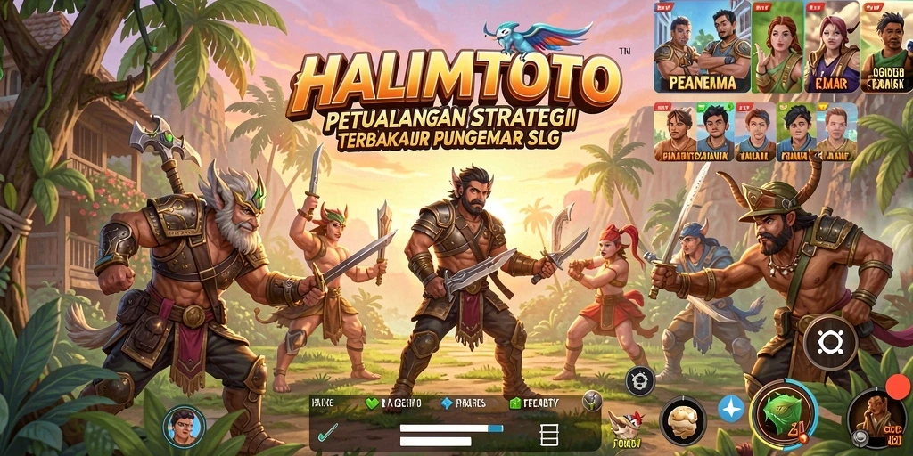 Tampilan gameplay HALIMTOTO yang penuh strategi dan petualangan menarik.