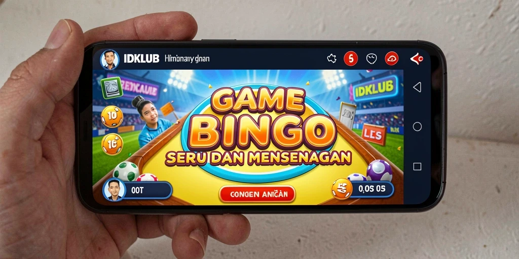 Tampilan gameplay seru dalam IDKLUB Bingo yang memikat.