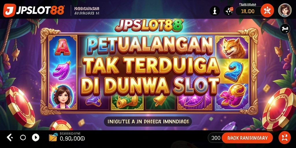 Tampilan gameplay <strong>JPSLOT88</strong> yang menampilkan petualangan seru di dunia slot.