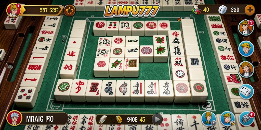 Tampilan gameplay menarik dari LAMPU777 yang seru.
