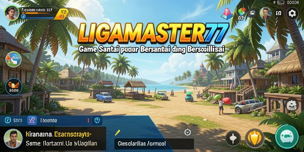 Tampilan gameplay seru dan santai dari LIGAMASTER77.