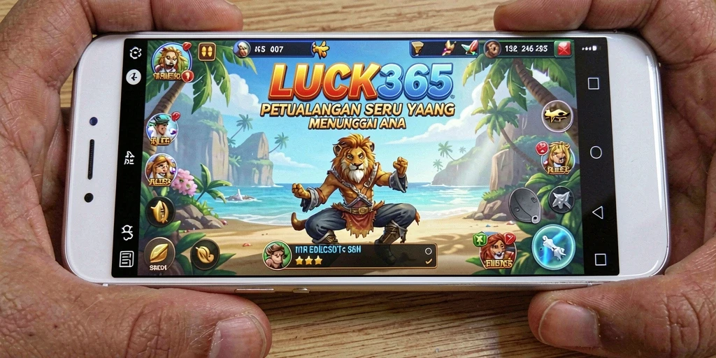 Tampilan gameplay seru LUCK365 dalam dunia petualangan yang menakjubkan.