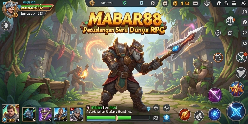 Tampilan gameplay MABAR88 yang menarik dan mendebarkan.
