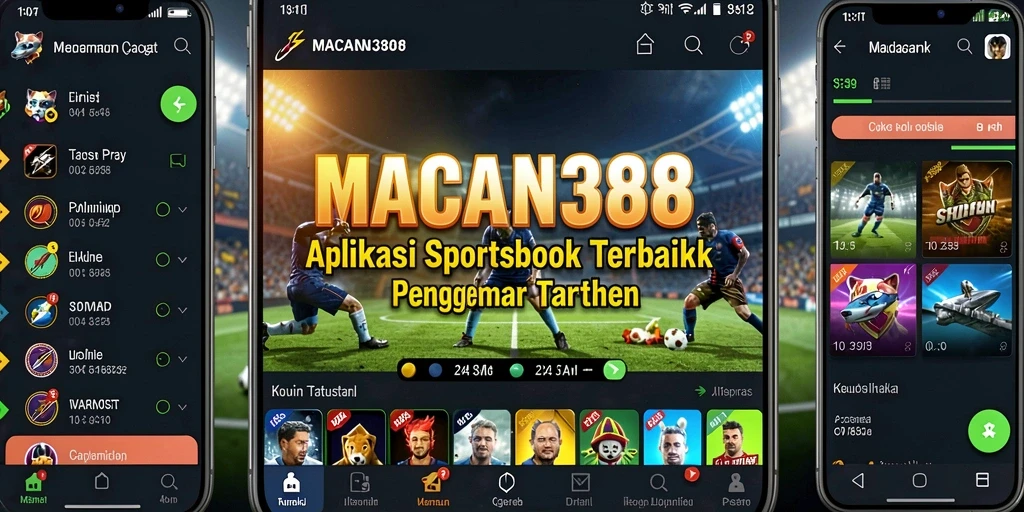 Screenshot menampilkan antarmuka pengguna MACAN388 saat taruhan olahraga.