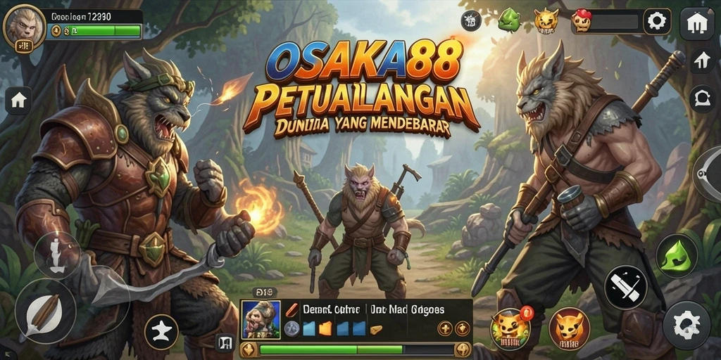 Tampilan screenshot utama OSAKA88 menampilkan petualangan yang menakjubkan.