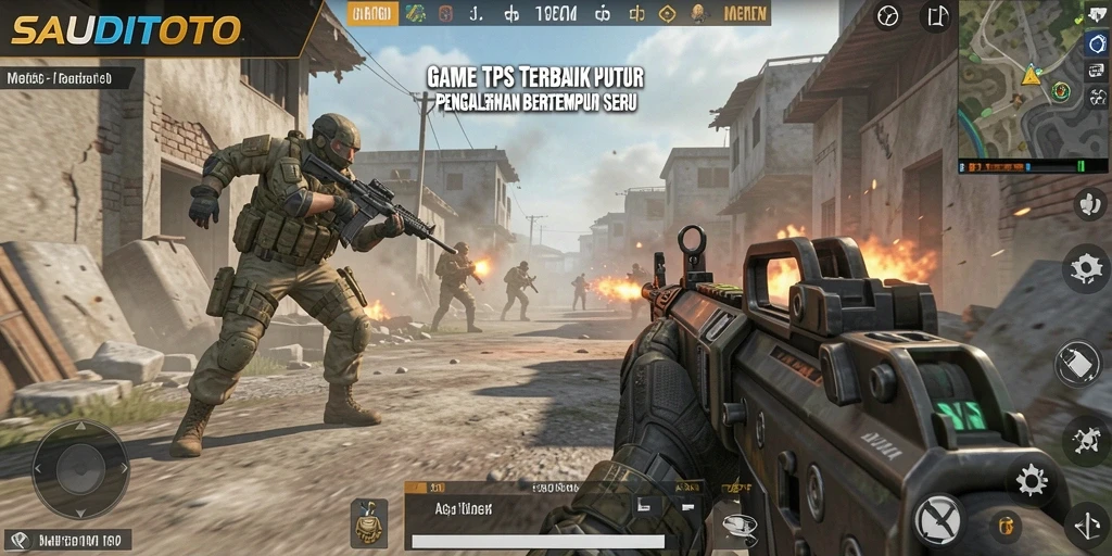 Tampilan gameplay seru dan interaktif dalam SAUDITOTO.