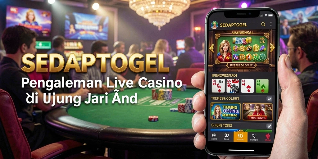 Gameplay Live Casino yang seru dan interaktif.