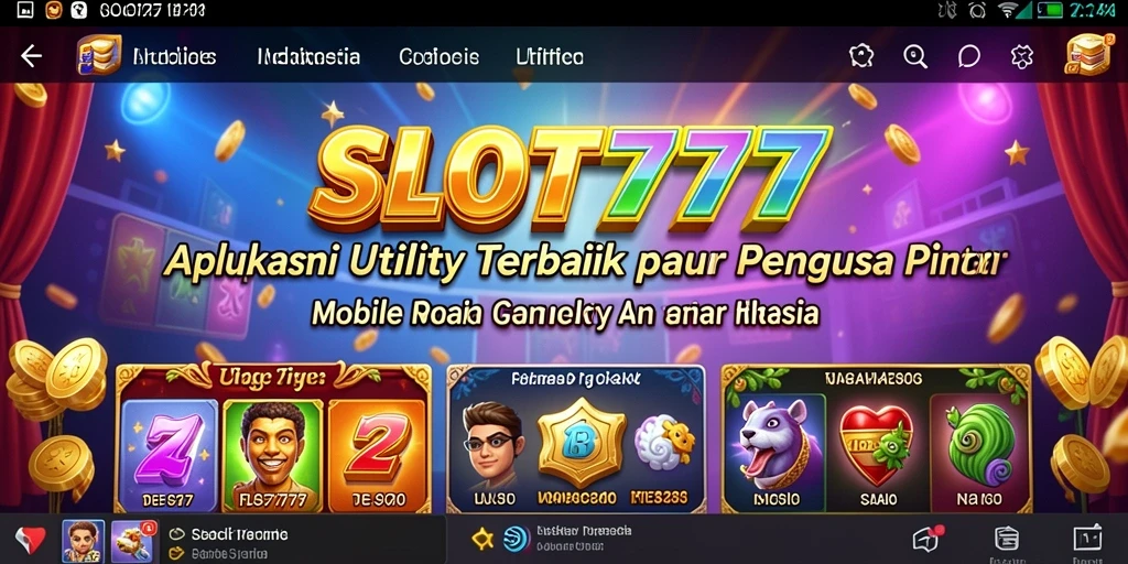 Tampilan antarmuka SLOT777 yang intuitif dan ramah pengguna.