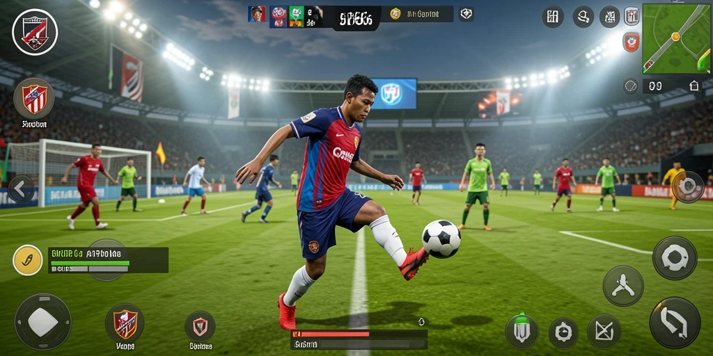 Tampilan gameplay <strong>SP666</strong> yang menakjubkan dan realistis saat bertanding.