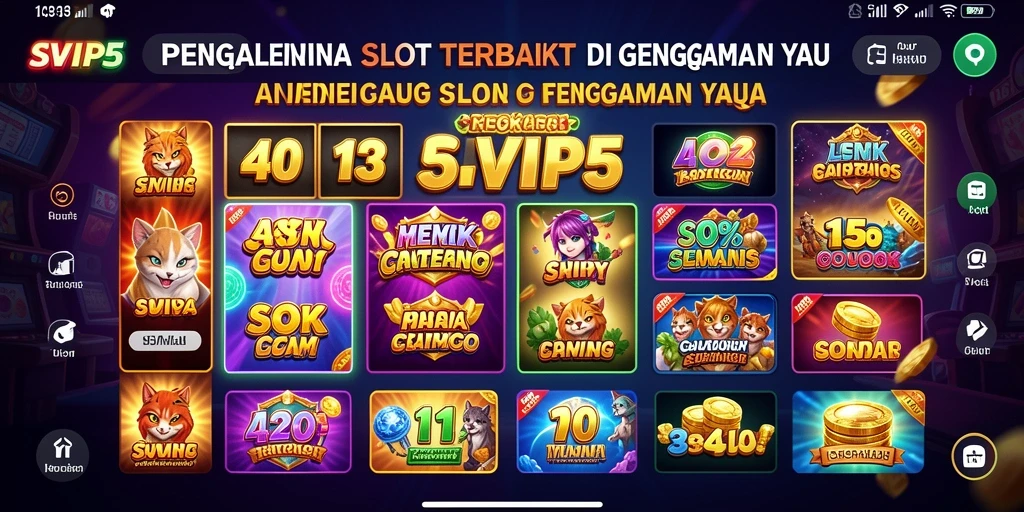 Tampilan gameplay Slot yang seru dan menarik dari SVIP5.