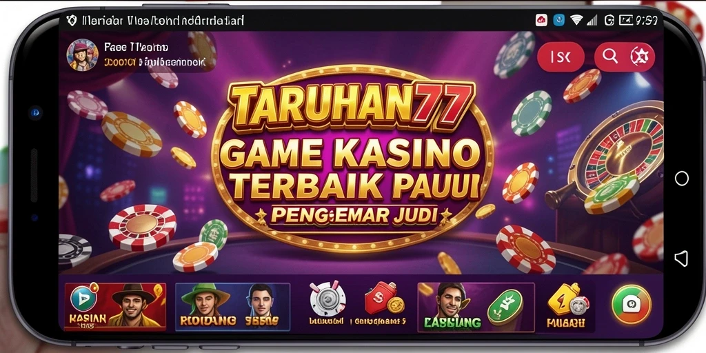 Gameplay mendebarkan di TARUHAN77 dengan berbagai pilihan permainan Kasino.